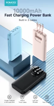 Romoss PHC10 10000mAh Power Bank Portable Charger