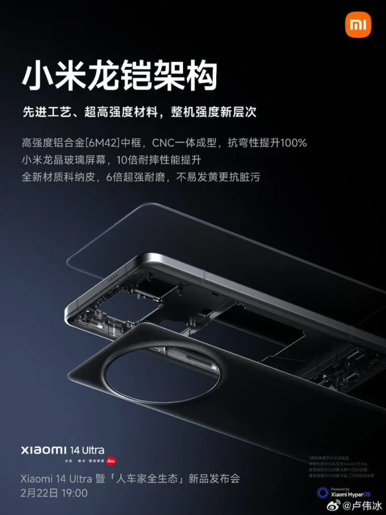 Xiaomi 14 Ultra: Bigger Battery, Longer Life (Up to 17% Improvement)