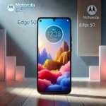 Motorola Edge 50's 6.7-inch P-OLED display with HDR10+ support