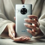 Huawei Mate 70 Pro in Silver Frost showcasing its elegant design.