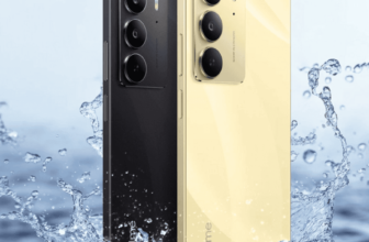 Realme C75 smartphone showcasing its design, 50MP camera, and large 6.72-inch display, highlighting its key features.