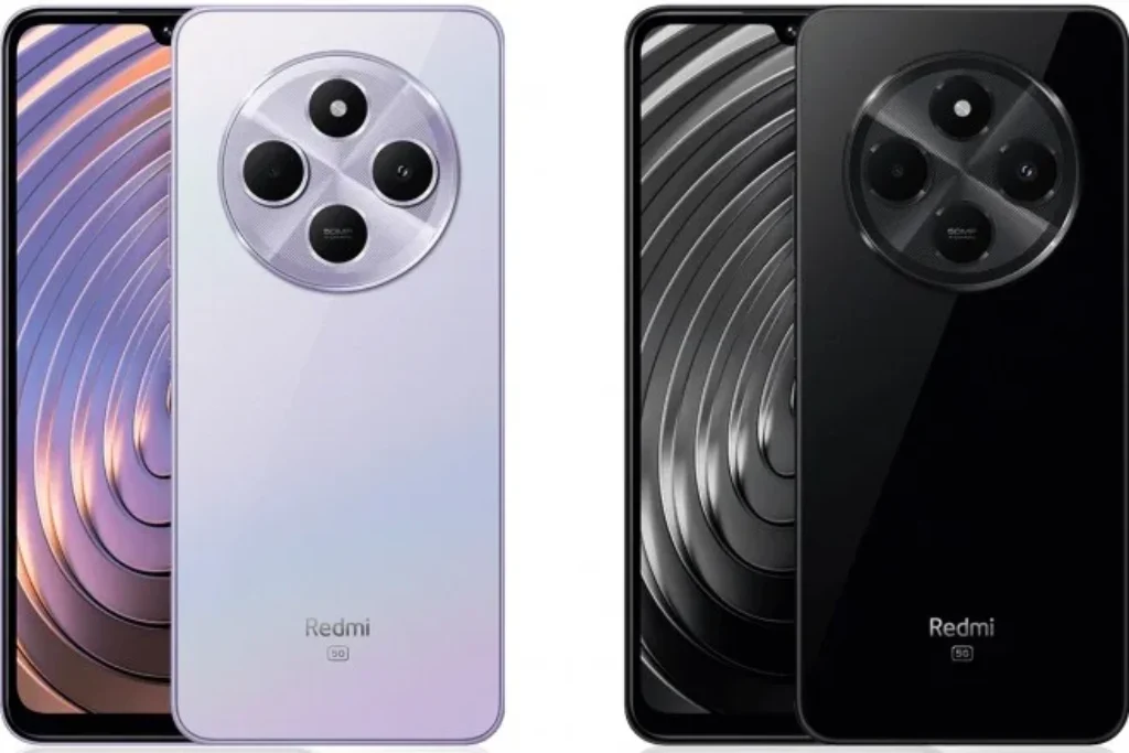 Redmi A4 5G in Sparkle Purple and Starry Black