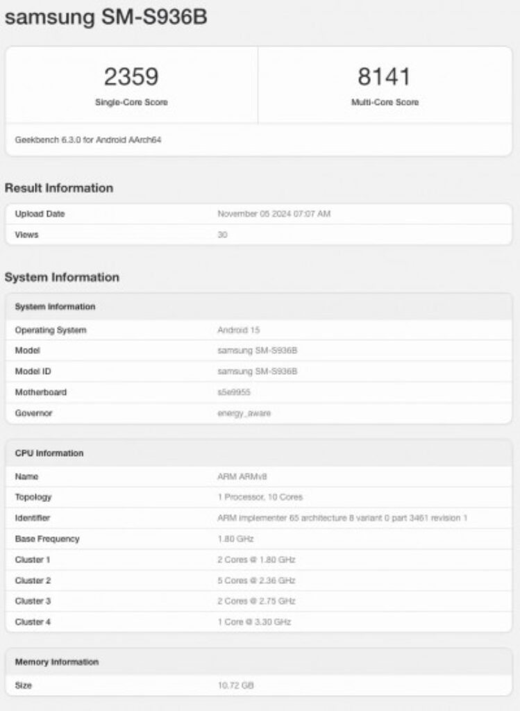 Samsung Galaxy S25 Plus with Exynos 2500 chip for select markets