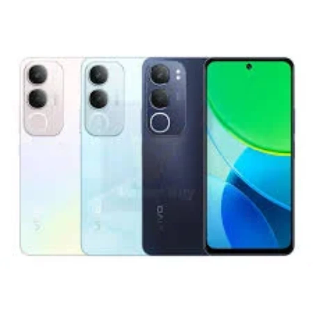 Official image of the vivo Y19s showcasing its sleek design and three color options.