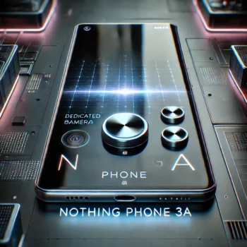 Nothing Phone (3a) – Futuristic Design with Dedicated Camera Button & Glyph Lighting