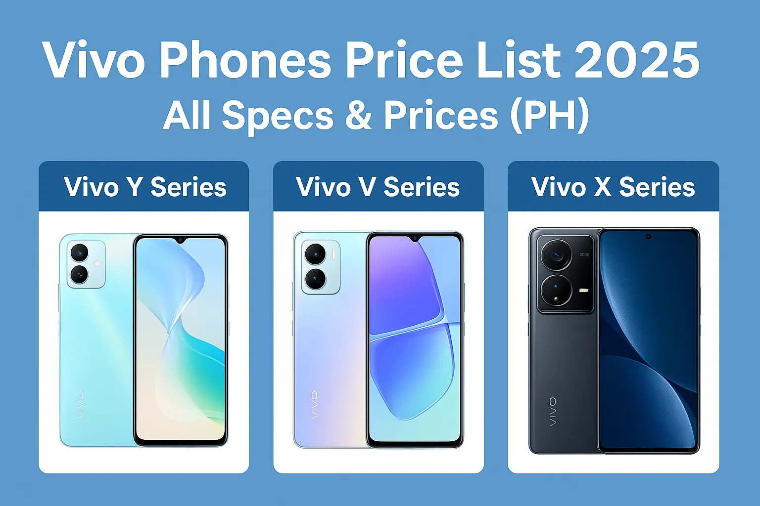 Vivo Phones Price List 2025 Specs, Rates & Deals PH