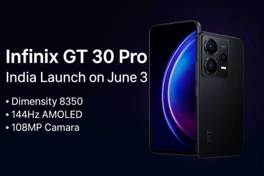 Infinix GT 30 Pro India Launch – June 3, 2025 Official Poster