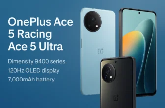 OnePlus Ace 5 Racing and Ace 5 Ultra launching with Dimensity 9400 chipsets and high refresh rate displays.
