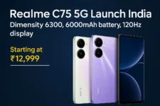 Realme C75 5G launch in India with Dimensity 6300 and 6000mAh battery