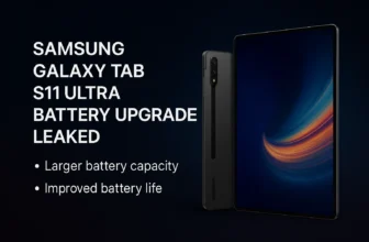 Samsung Galaxy Tab S11 Ultra with bigger battery upgrade