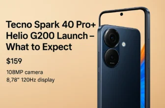 Tecno Spark 40 Pro+ Helio G200 Launch – Specs, Price & Features