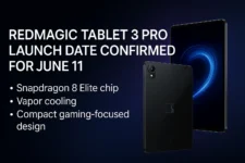 RedMagic Tablet 3 Pro launch event teaser with gaming-inspired design and Snapdragon 8 Elite branding