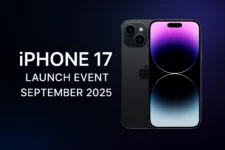 iPhone 17 launch event date poster with specs