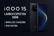 iQOO 15 smartphone with confirmed specs including AMOLED 144Hz display and wireless charging.