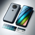 Motorola Edge 70 Unveiled smartphone in Gadget Gray and Lily Pad colors.