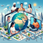 OpenAI ChatGPT Group Chats Global Expansion depicted through diverse users connecting globally.