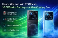 Honor Win and Win RT official launch with 10,000mAh battery and cooling fan
