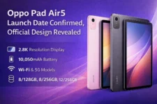 Oppo Pad Air5 launch date confirmed with official tablet design