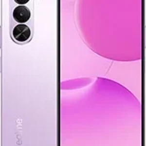 Realme P4x smartphone front and back view
