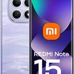 Xiaomi Redmi Note 15 smartphone front and back view