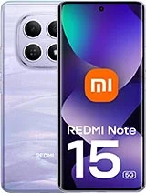 Xiaomi Redmi Note 15 smartphone front and back view