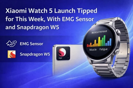 Xiaomi Watch 5 launch tipped with EMG sensor and premium build