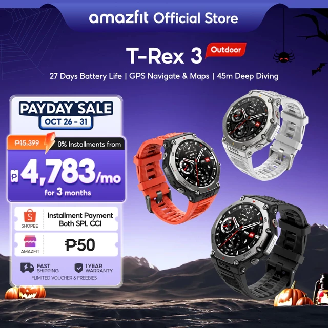 Amazfit T-Rex 3 GPS Smartwatch