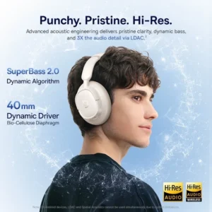 Baseus Bass BH1 NC ANC Wireless Over-Ear Headphones