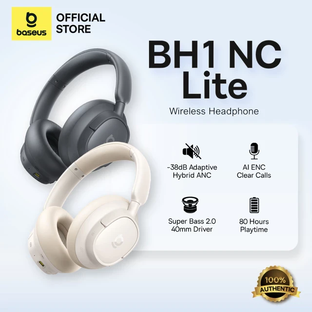 Baseus Bass BH1 NC Lite Noise-Cancelling Headphones