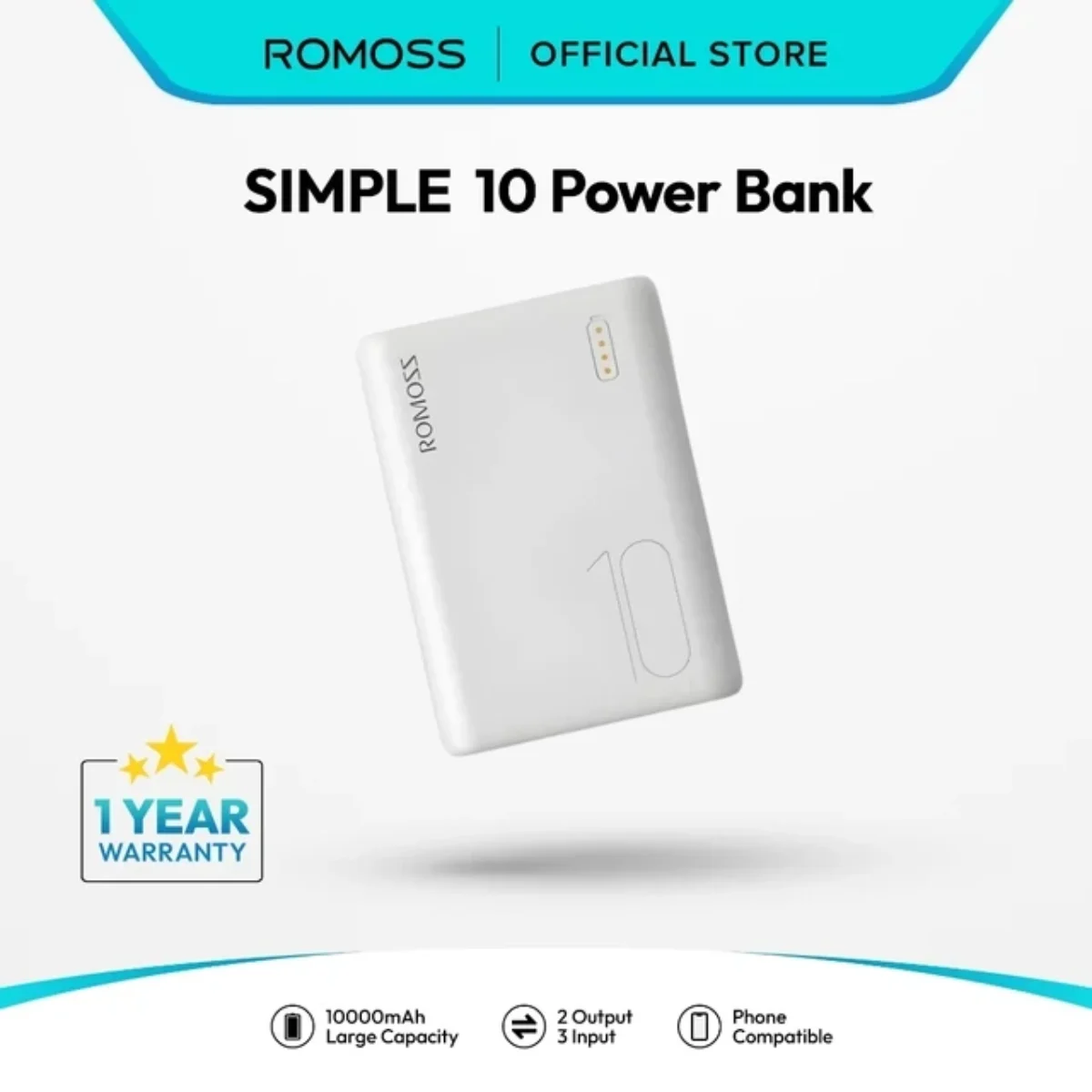 Romoss Simple 10 10000mAh Power Bank