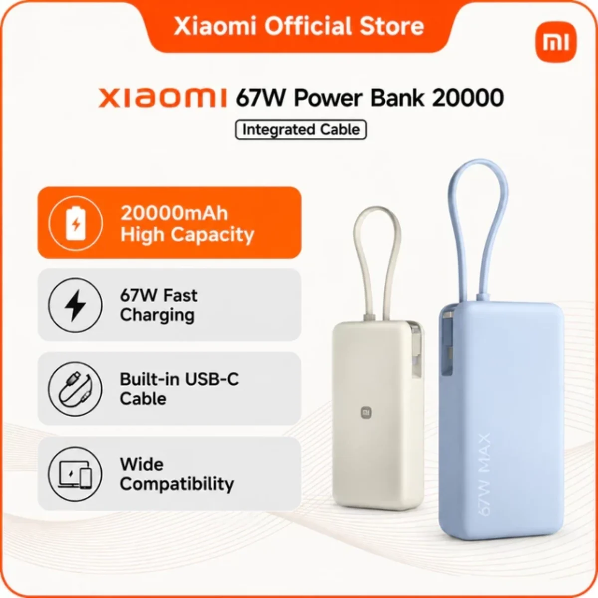 Xiaomi 67W 20000mAh Power Bank