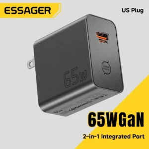 Essager 65W GaN Type-C/USB-A Charger