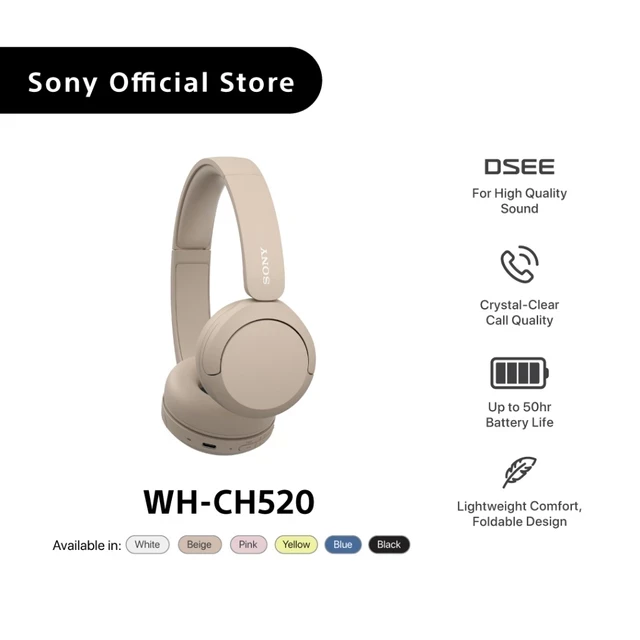 Sony WH-CH520 Wireless Bluetooth Headphones