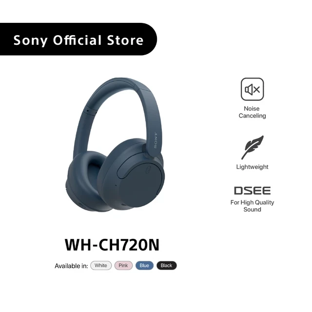 Sony WH-CH720N Wireless Noise-Cancelling Bluetooth Headphones
