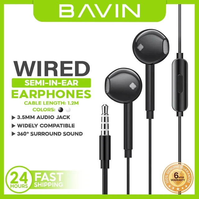BAVIN HX820 3.5mm Wired Earphones