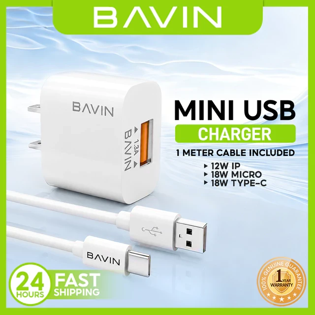 BAVIN PC515 Mini USB Charger Adapter