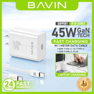 BAVIN PC2066 45W GaN PD AC Charger
