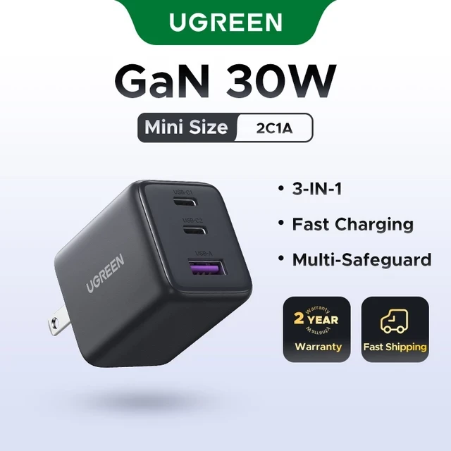 UGREEN Nexode 30W USB-C GaN Wall Charger