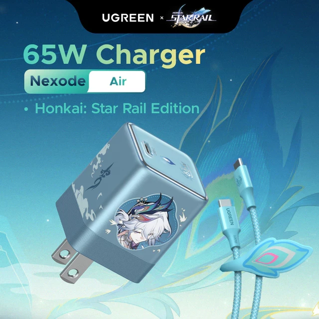 UGREEN Nexode Air 65W GaN AVS USB-C Charger Honkai: Star Rail Edition