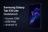 Samsung Galaxy Tab S10 Lite Geekbench Scores Reveal Key Specs