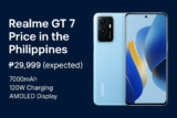 Realme GT 7 Price in the Philippines: 7000mAh Battery, 120W Charging & AMOLED Display