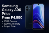 Samsung Galaxy A06 LTE Price in the Philippines (2025) – 50MP Dual Camera, 6.7″ Display & 5000mAh Battery