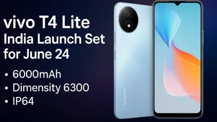 vivo T4 Lite India Launch Set for June 24 – Dimensity 6300, 6000mAh, Under ₹10K